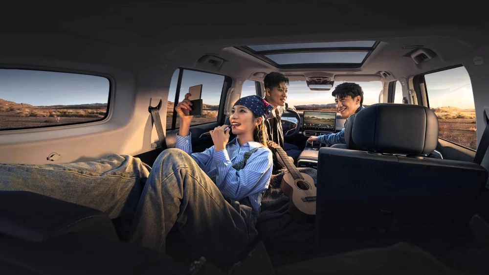 jetour t2 traveller удлиненный кузов интерьер 7 мест