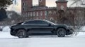 Китайские электрокары с самым большим запасом хода yangwang u7 ev сбоку черный седан