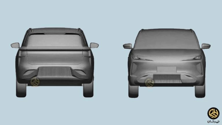 Загадочная новинка Chery на патентных изображениях в Иране спереди сзади