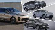 Четыре новых полноразмерных кроссовера от брендов Li Auto, Xpeng, GWM Wey и BYD раскрыли в Китае