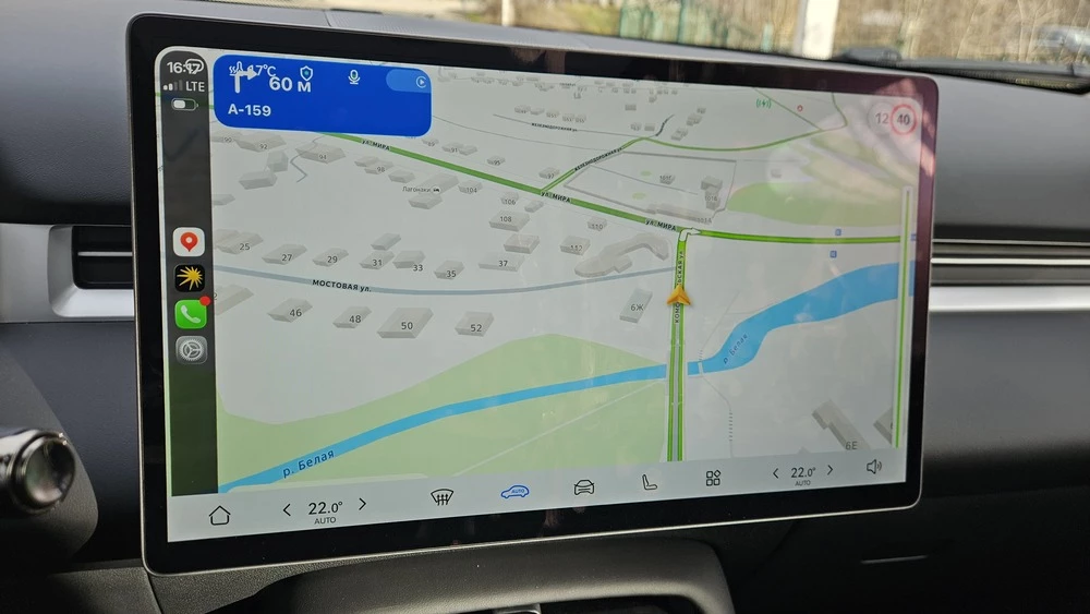 evolute i-space тест салон интерьер мультимедиа медиасистема навигация