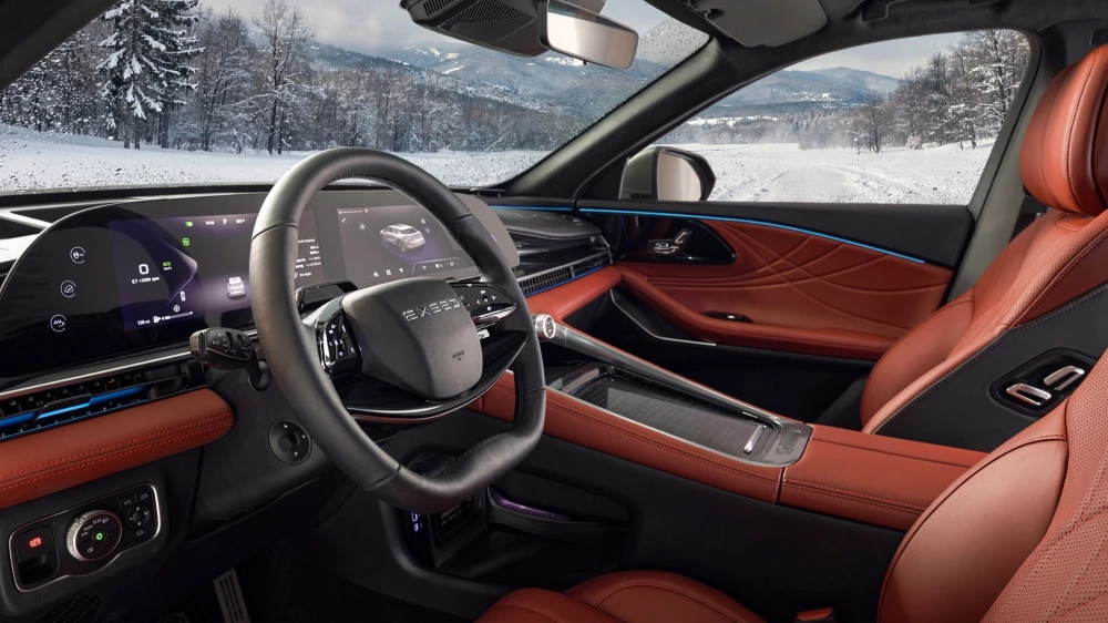 exeed rx салон интерьер