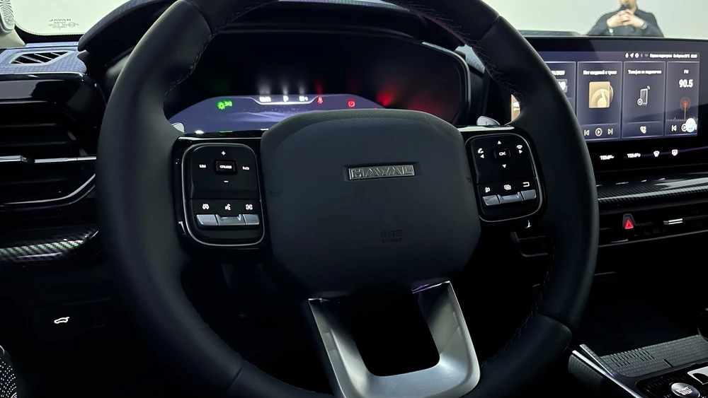 Haval H3 обновленный 2026 года презентация в России салон интерьер руль