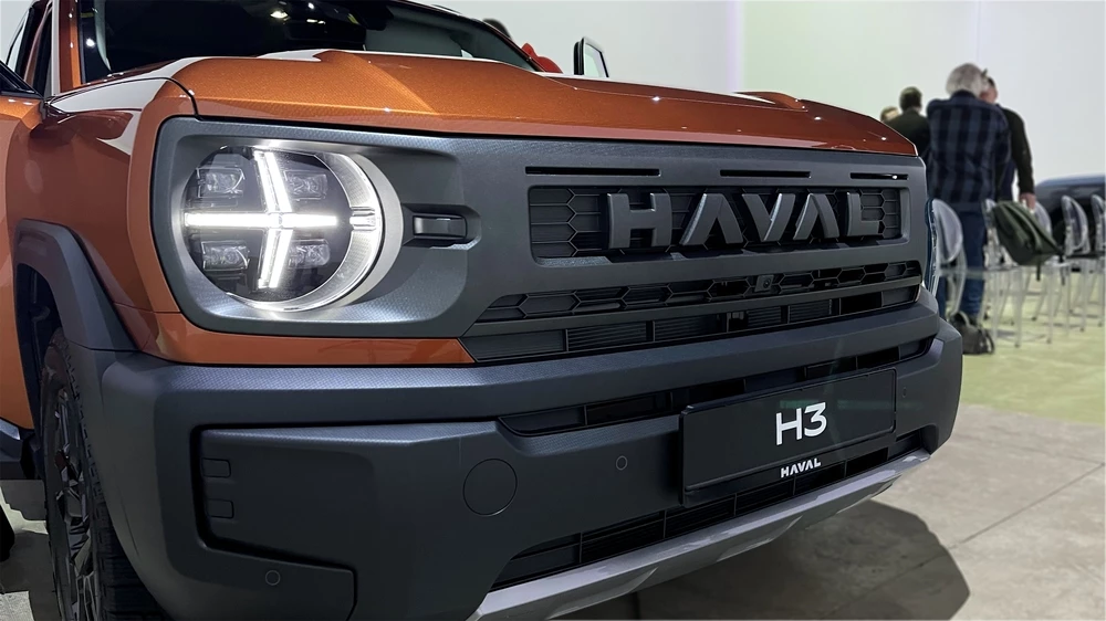 Haval H3 обновленный 2026 года презентация в России спереди решетка полноприводной версии