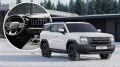 Кроссовер Haval H3 обновился и получил новый мотор в России сбоку спереди белый салон