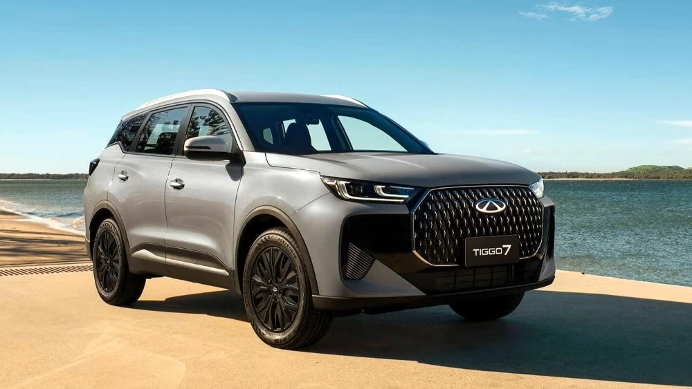 chery tiggo 7 спереди сбоку