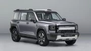 Новый кроссовер Haval Raptor Plus сбоку спереди