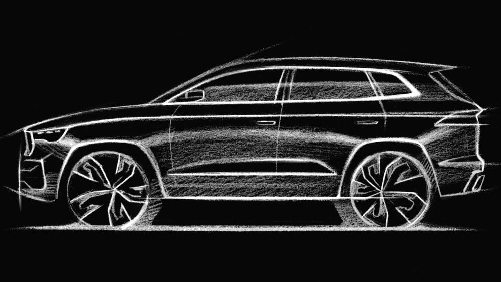 кроссовер volga сбоку скетч