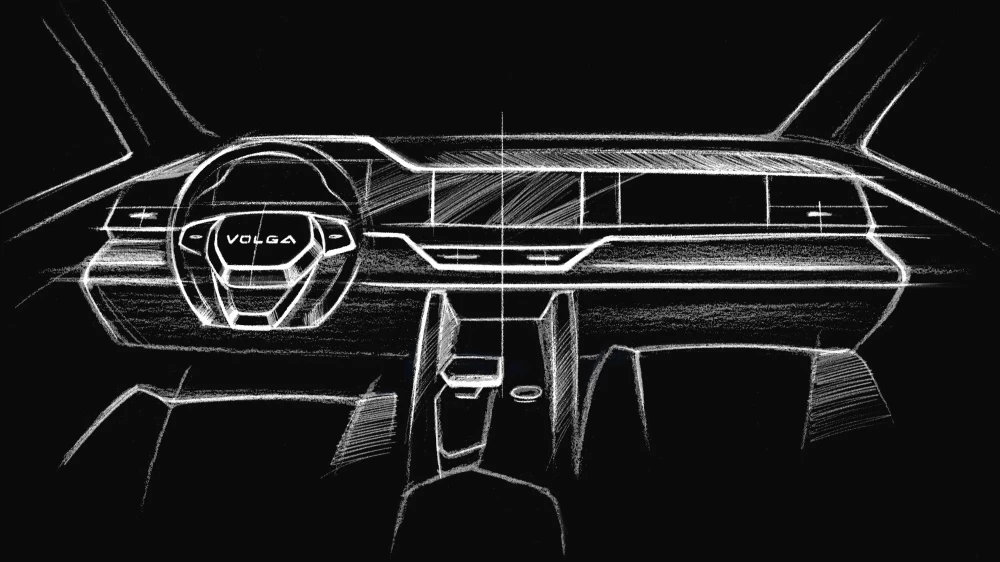новая модель volga интерьер скетч