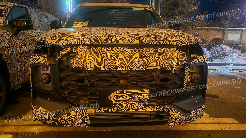 Мы заметили самый крупный кроссовер Chery в Китае спереди решетка радиатора