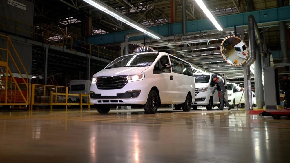 sollers sf1 минивэн пассажирский сбоку спереди