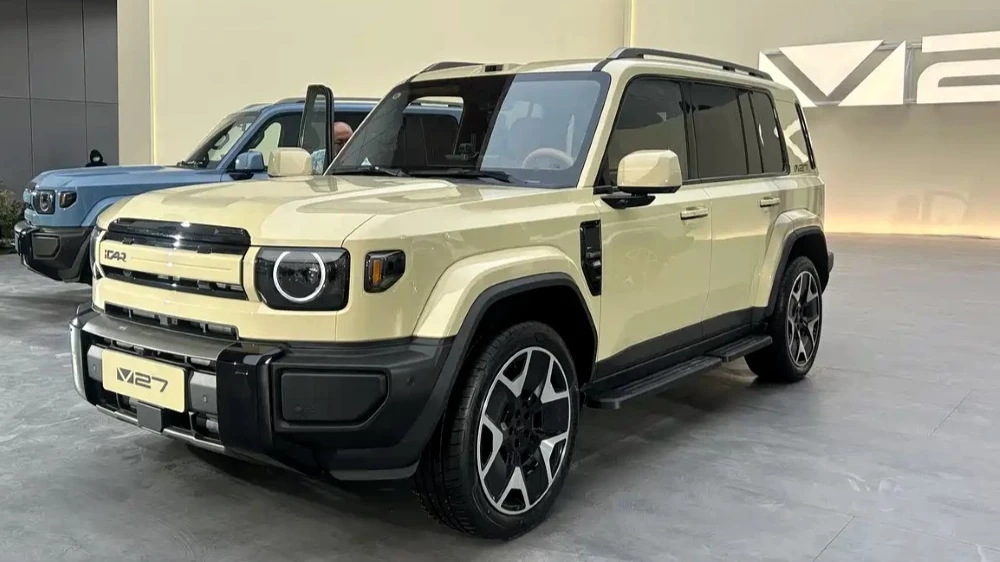 старт продаж chery icar v27 спереди сбоку кроссоверы