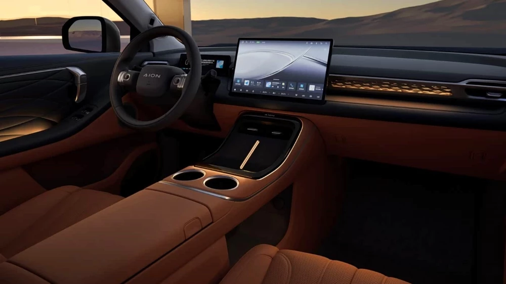 кроссовер gac aion v интерьер