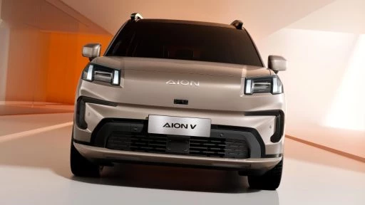 кроссовер gac aion v спереди официальные изображения