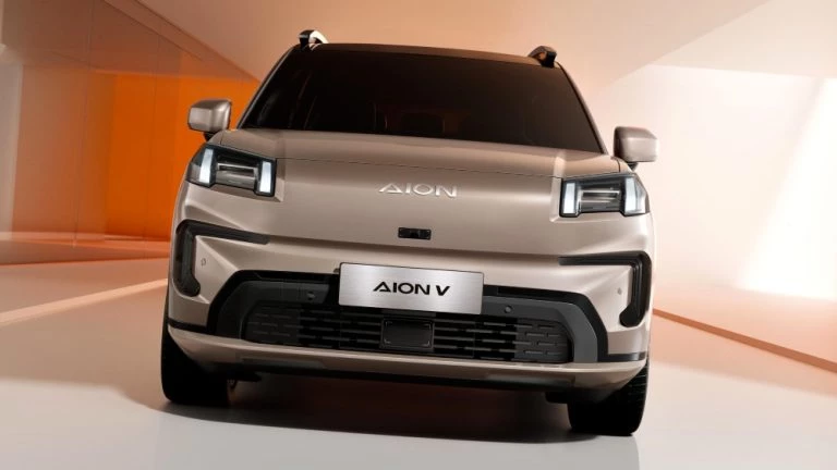 кроссовер gac aion v спереди официальные изображения