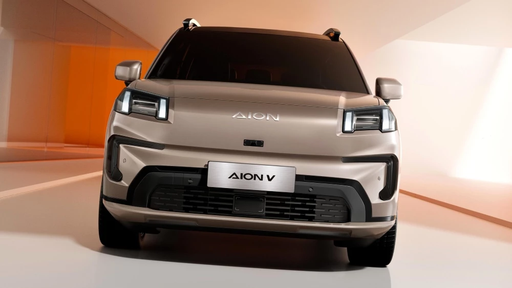 кроссовер gac aion v спереди официальные изображения