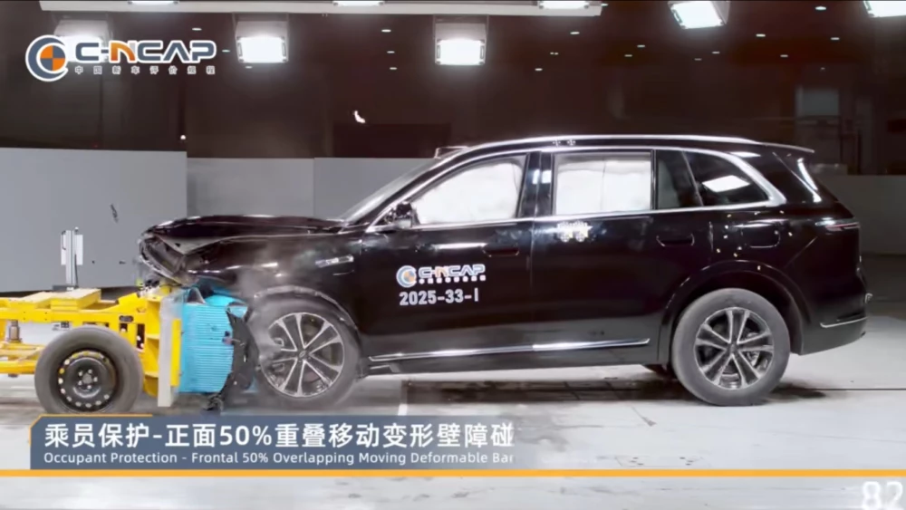 Кроссоверы Aito M7 второго поколения и Geely Galaxy M9 стали самыми безопасными автомобилями Китая по версии краш-теста C-NCAP aito m7 сбоку черный