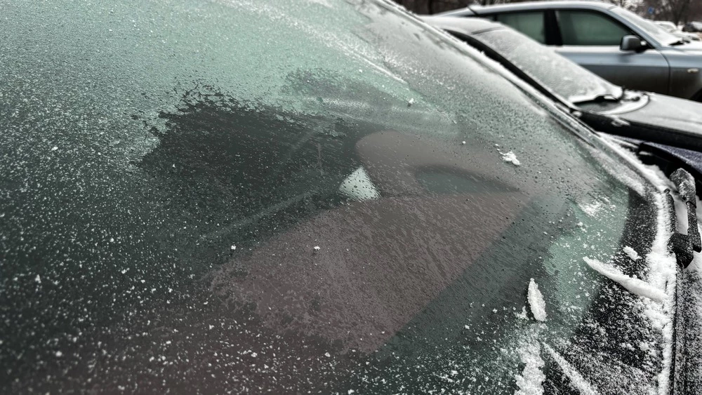 Belgee X50 зимой лобовое стекло обогрев