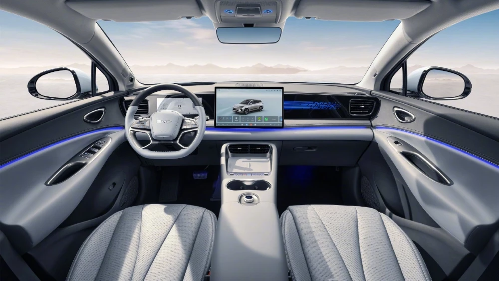 Электрический кроссовер BYD Sealion 06 EV салон интерьер