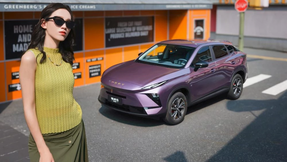 Chery Tiggo 5 Sport Edition сбоку спереди