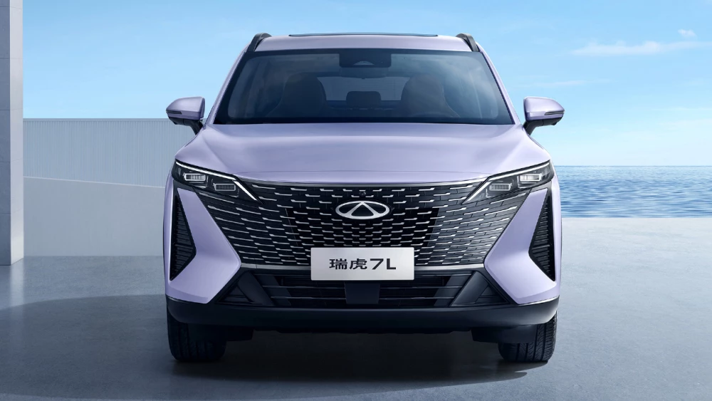 Новый Chery Tiggo 7L приготовили к старту продаж в Китае omoda c7 спереди сиреневый