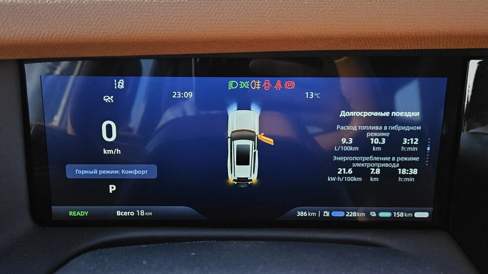 Deepal G318 салон интерьер приборная панель приборка