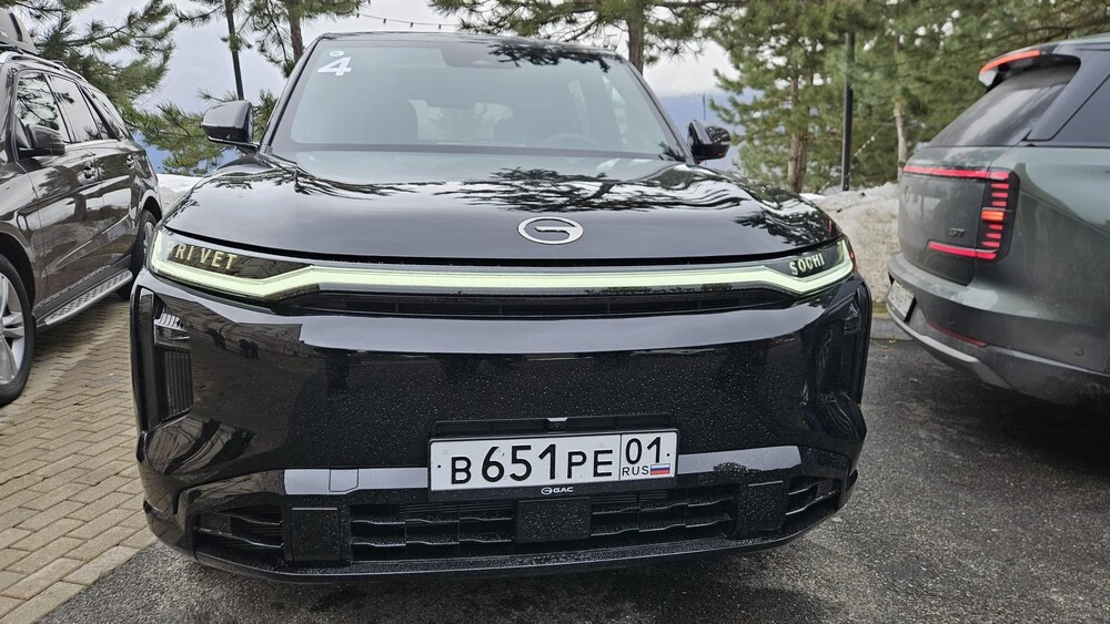 GAC S7 тест спереди фары надписи