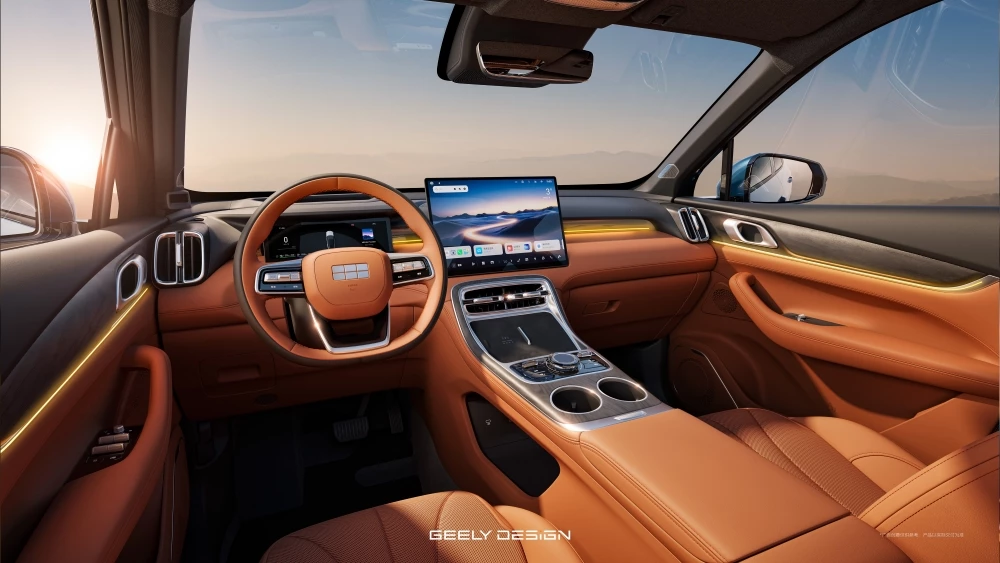 Geely Galaxy M7 салон интерьер