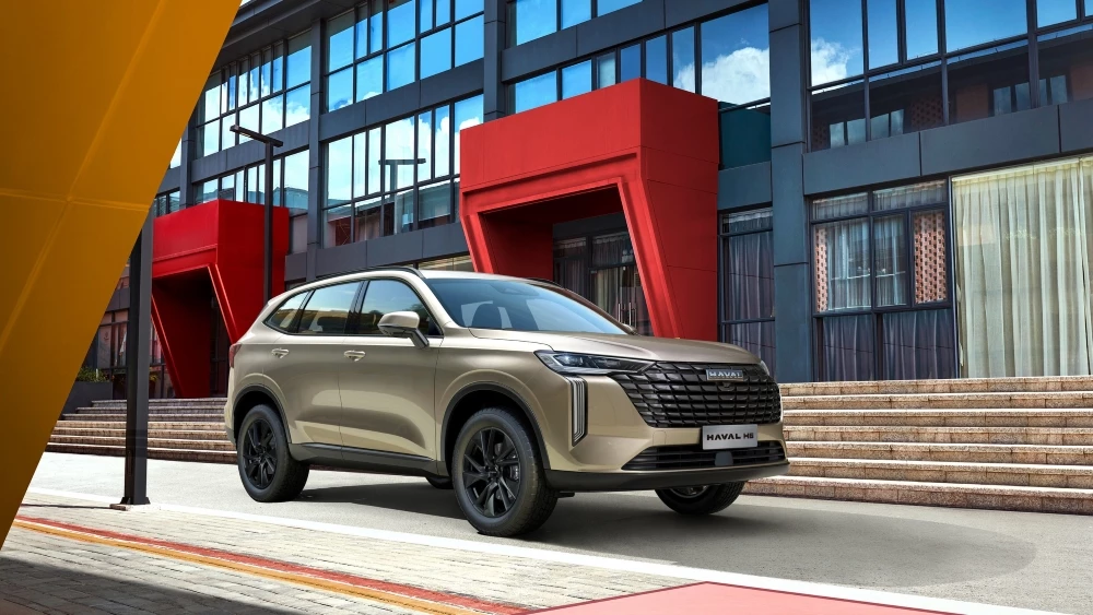 HAVAL H6 в казахстане сбоку спереди
