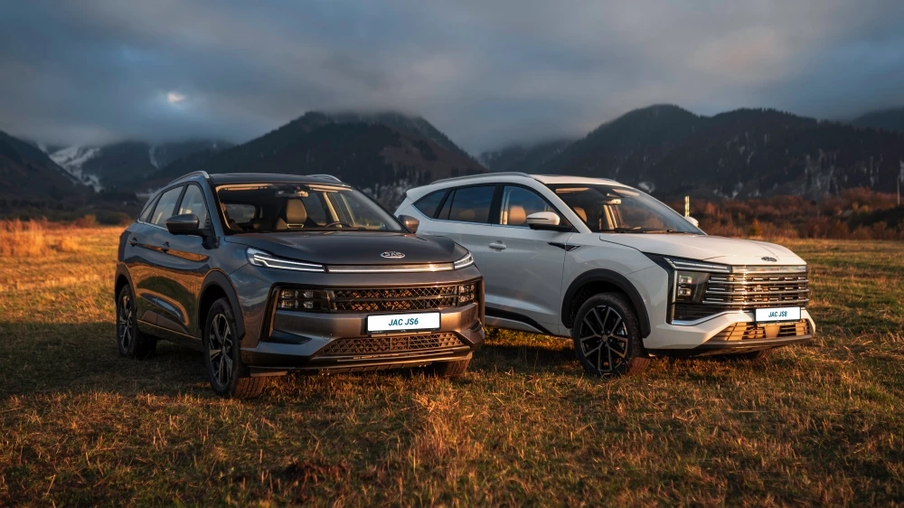 JAC JS6 JS8 в казахстане сбоку спереди