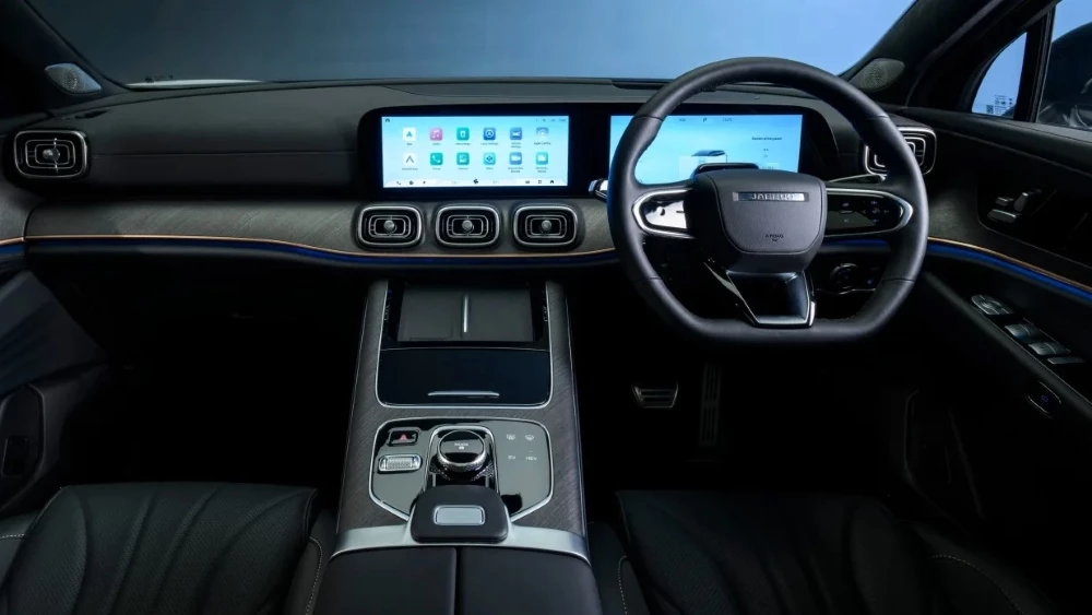 гибридный кроссовер tiggo 9 jaecoo j8 PHEV интерьер салон