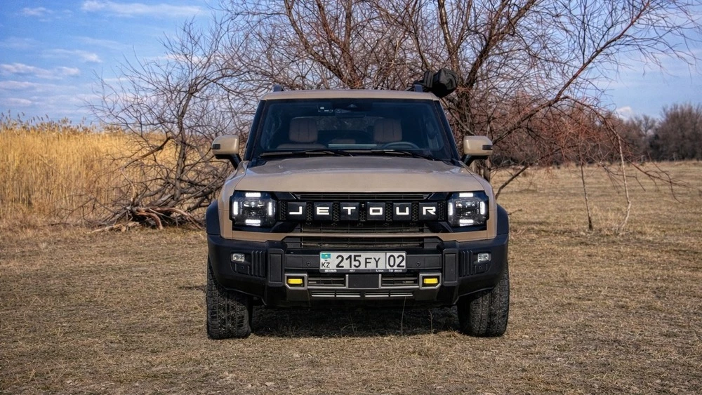 Jetour T2 в Казахстане тест спереди