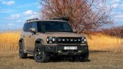 Jetour T2 в Казахстане тест сбоку спереди