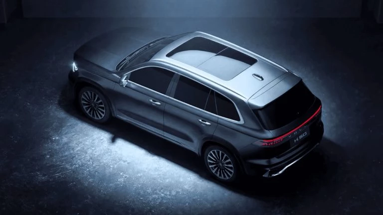 кроссовер volga k50 сзади сверху