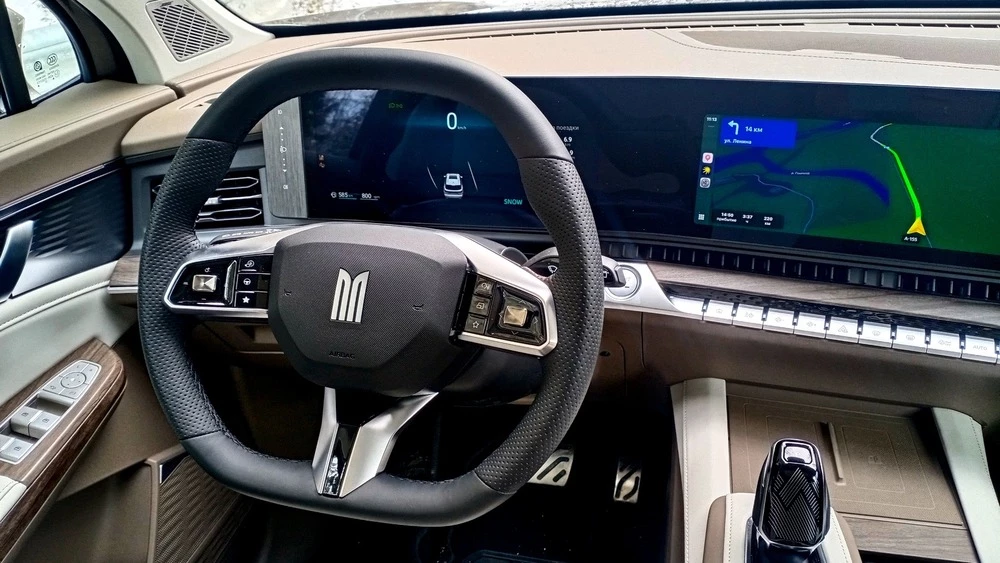 Москвич М90 тест салон интерьер руль