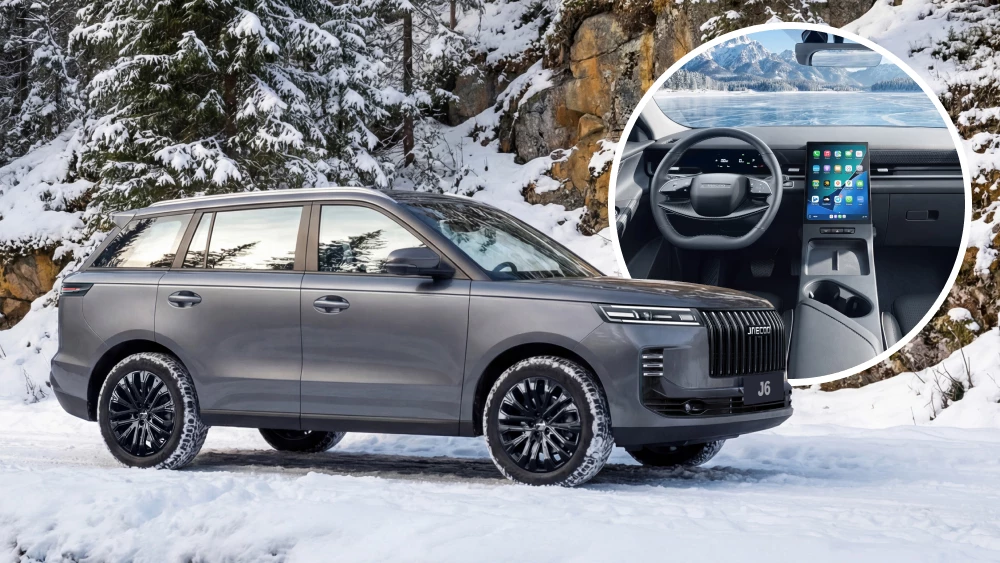 Продажи компактного кроссовера Jaecoo J6 стартовали в России комплектации цены кроссовер сбоку спереди салон