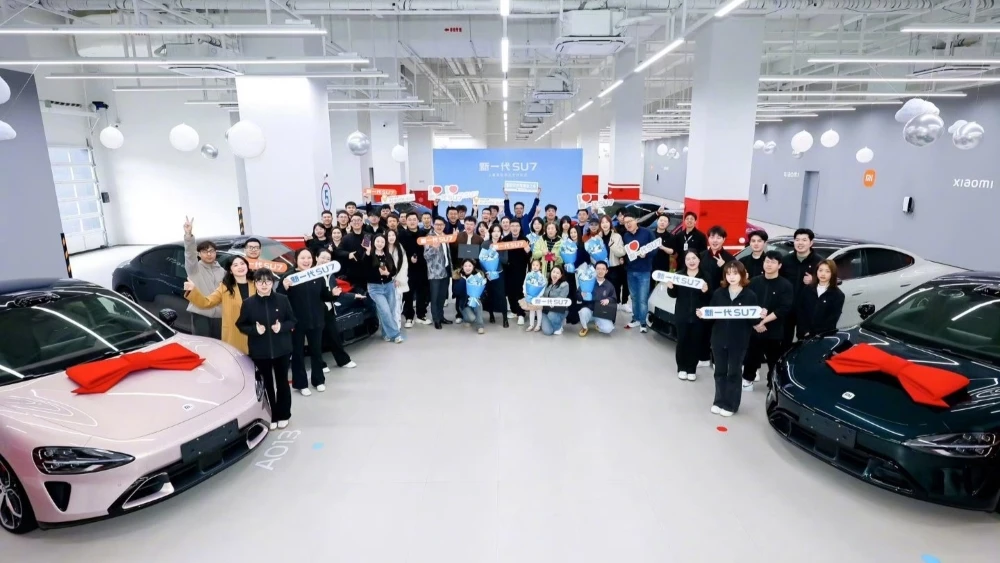 Xiaomi SU7 новые нового поколения завод в Шэньчжэне 