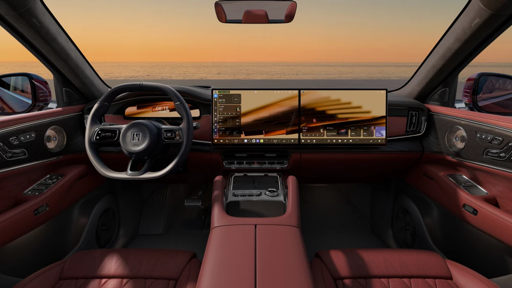 Zeekr 8X стало возможно заказать в Китае кроссовер салон красный