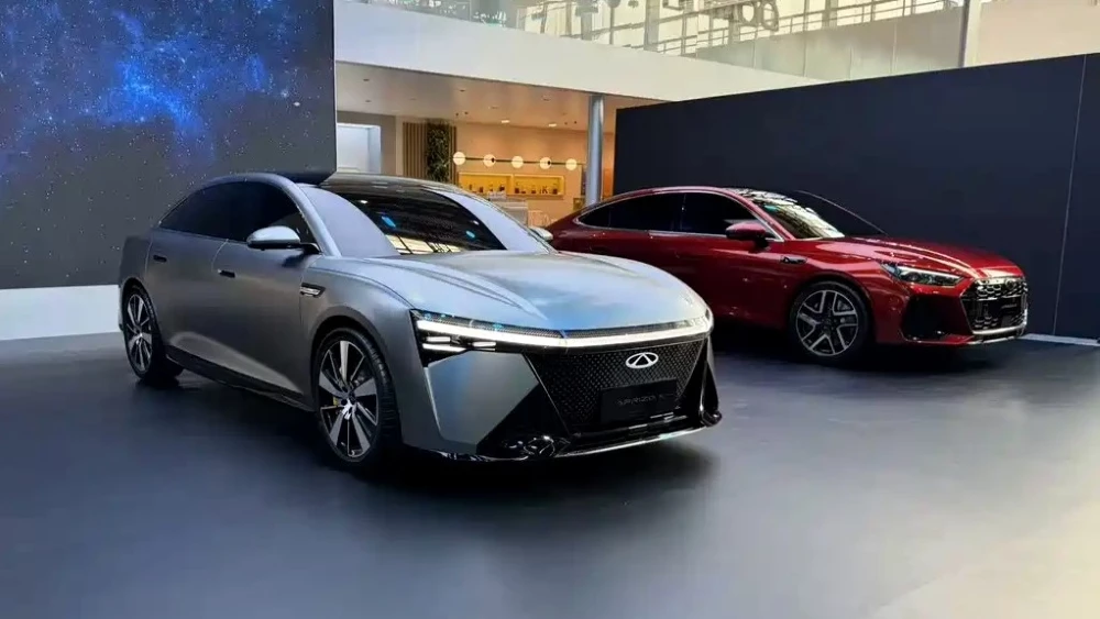 автосалон в пекине 2026 концепт-кар chery arrizo s arrizo x спереди сбоку