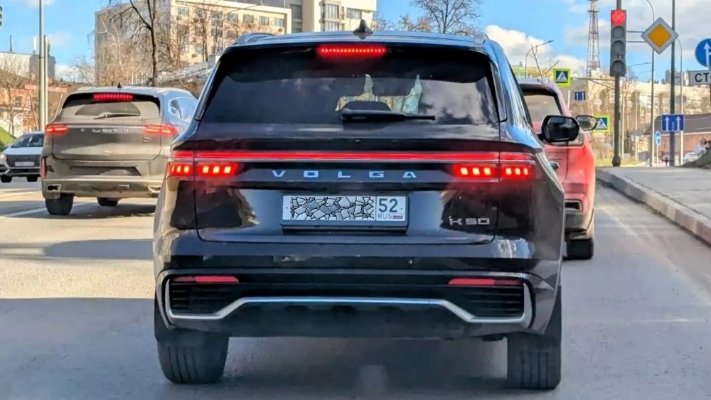 volga k50 кроссовер сзади в России