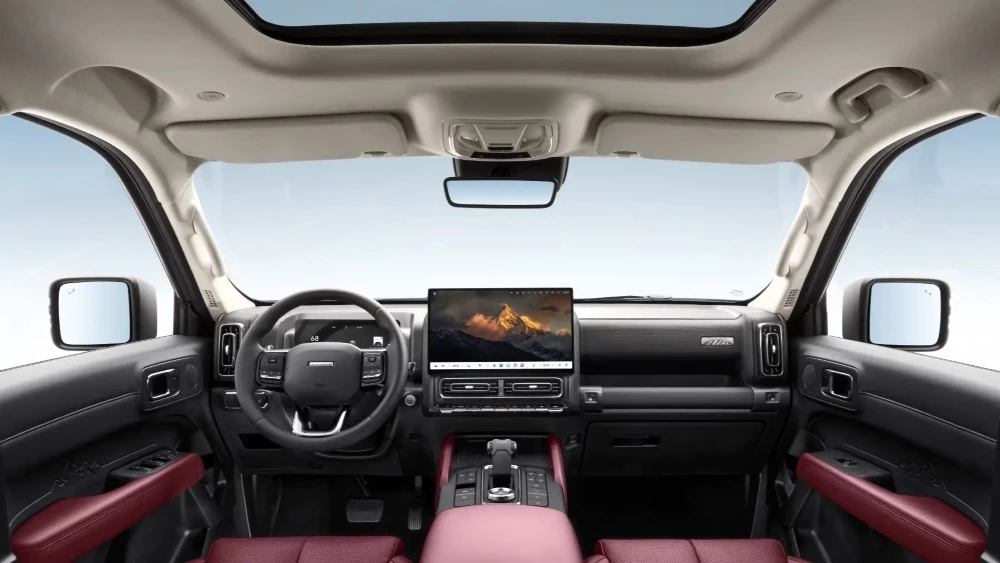 внедорожник haval h9 2026 модельного года салон интерьер в Китае