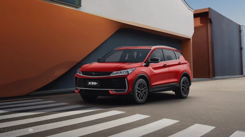 Belgee X50+ Plus сбоку спереди