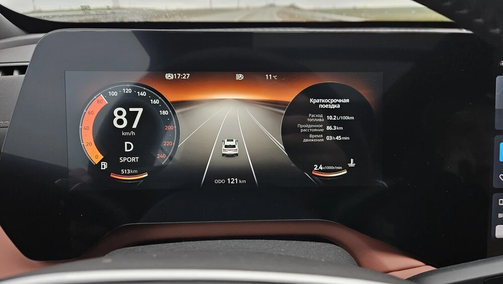 Changan Uni-S AWD полноприводный тест салон интерьер приборная панель