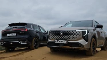 Changan Uni-S AWD полноприводный тест сбоку спереди сзади