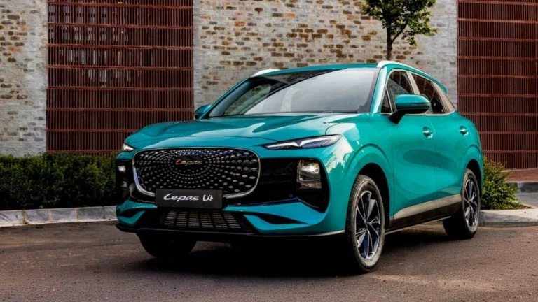 кроссовер chery lepas l4 сбоку спереди