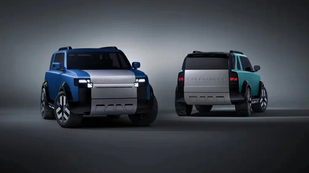 Представлена первая модель бренда Freelander. Что у нее от Land Rover, а что от Chery? Freelander Concept 97 спереди сзади