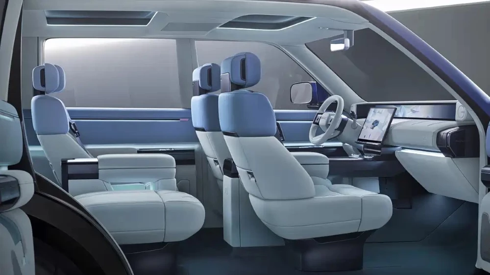 Freelander Concept 97 салон интерьер первый и второй ряд
