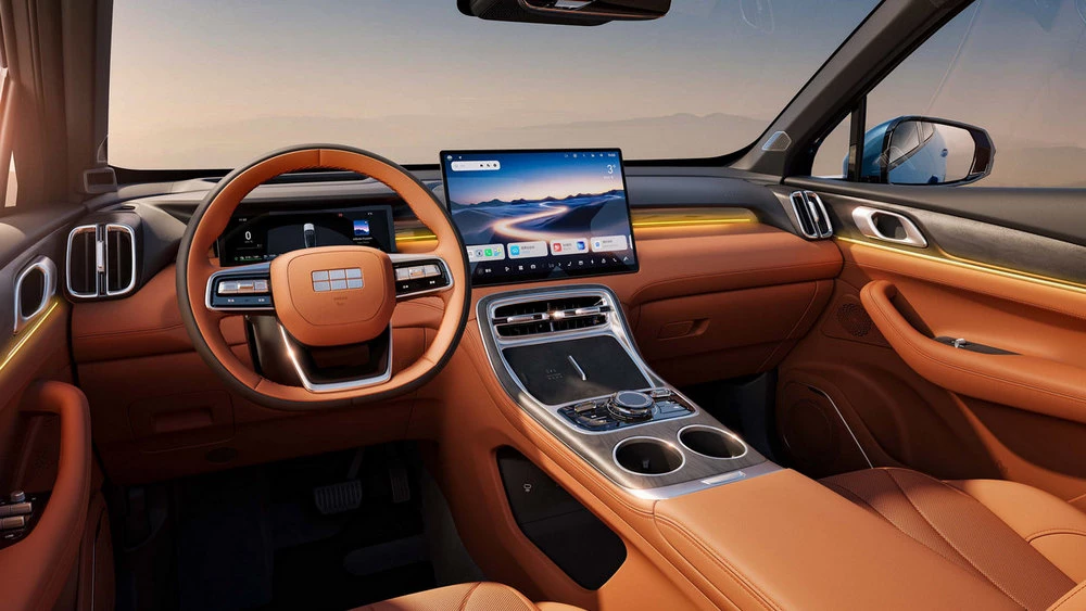 Geely Galaxy M7 салон интерьер