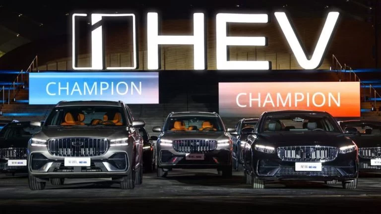 Geely представила передовой традиционный гибрид monjaro preface i-hev