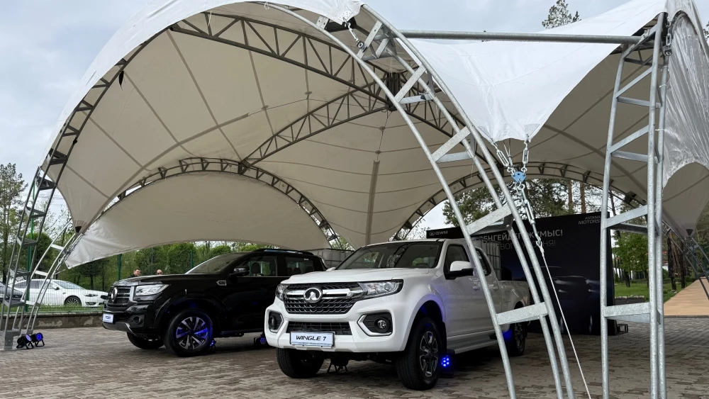 GWM Poer и Wingle в Казахстане презентация сбоку спереди